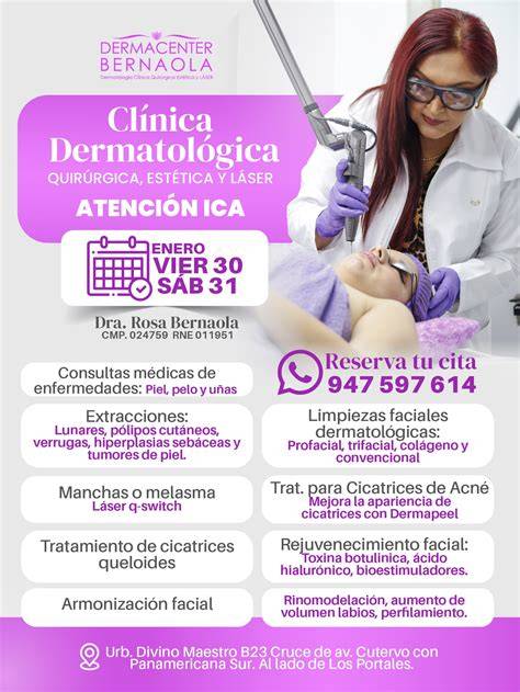 Consulta dermatológica especializada en hospital