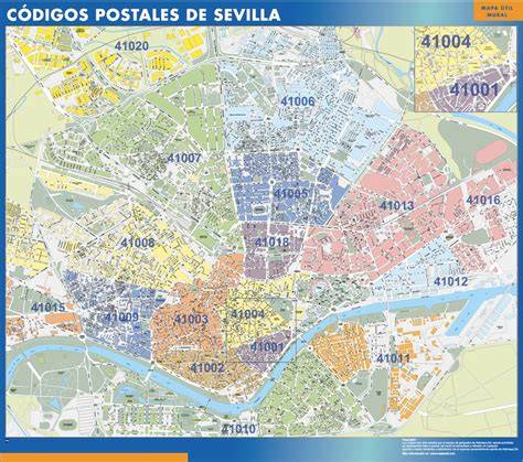Mapa de El Espinillo y códigos postales de Villaverde