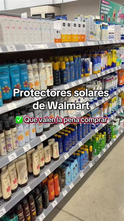 Protectores solares económicos en supermercado