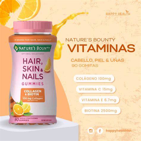Cabello y uñas fortalecidos con vitaminas