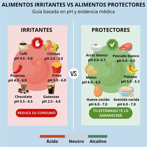 Alimentos que irritan la boca