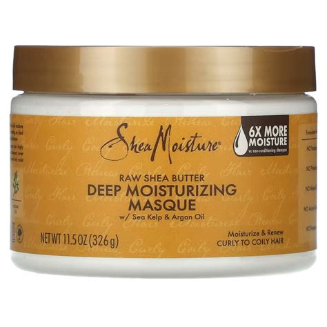 Mascarilla Shea Moisture manteca karité cruda