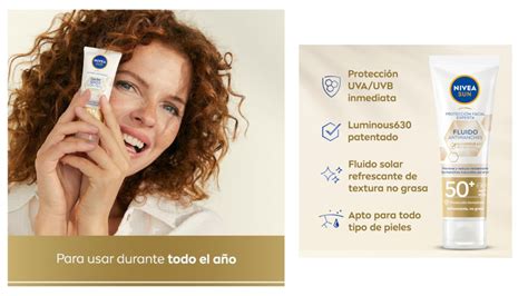 Aplicación de protector solar facial antimanchas