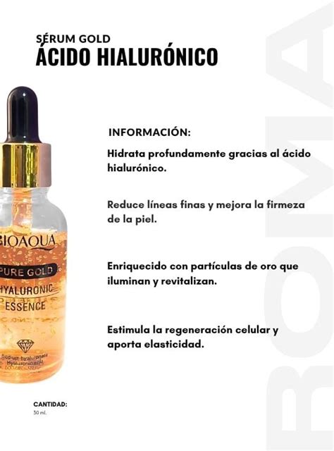 serum facial ácido hialurónico gold