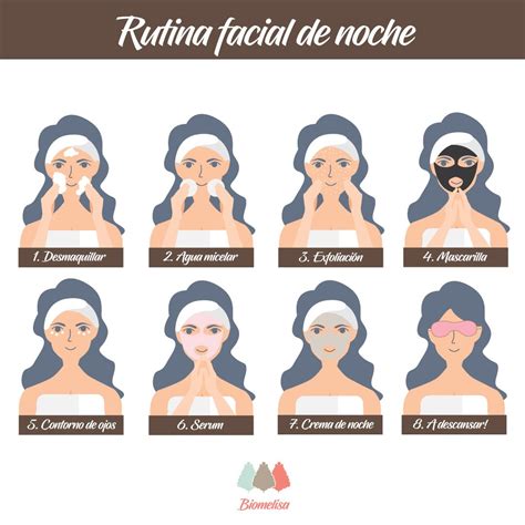 Rutina japonesa de cuidado facial nocturno