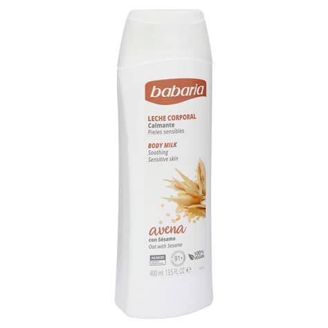 Crema corporal de avena en frasco