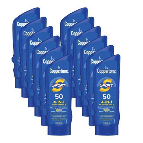 Loción corporal solar resistente al agua SPF 50